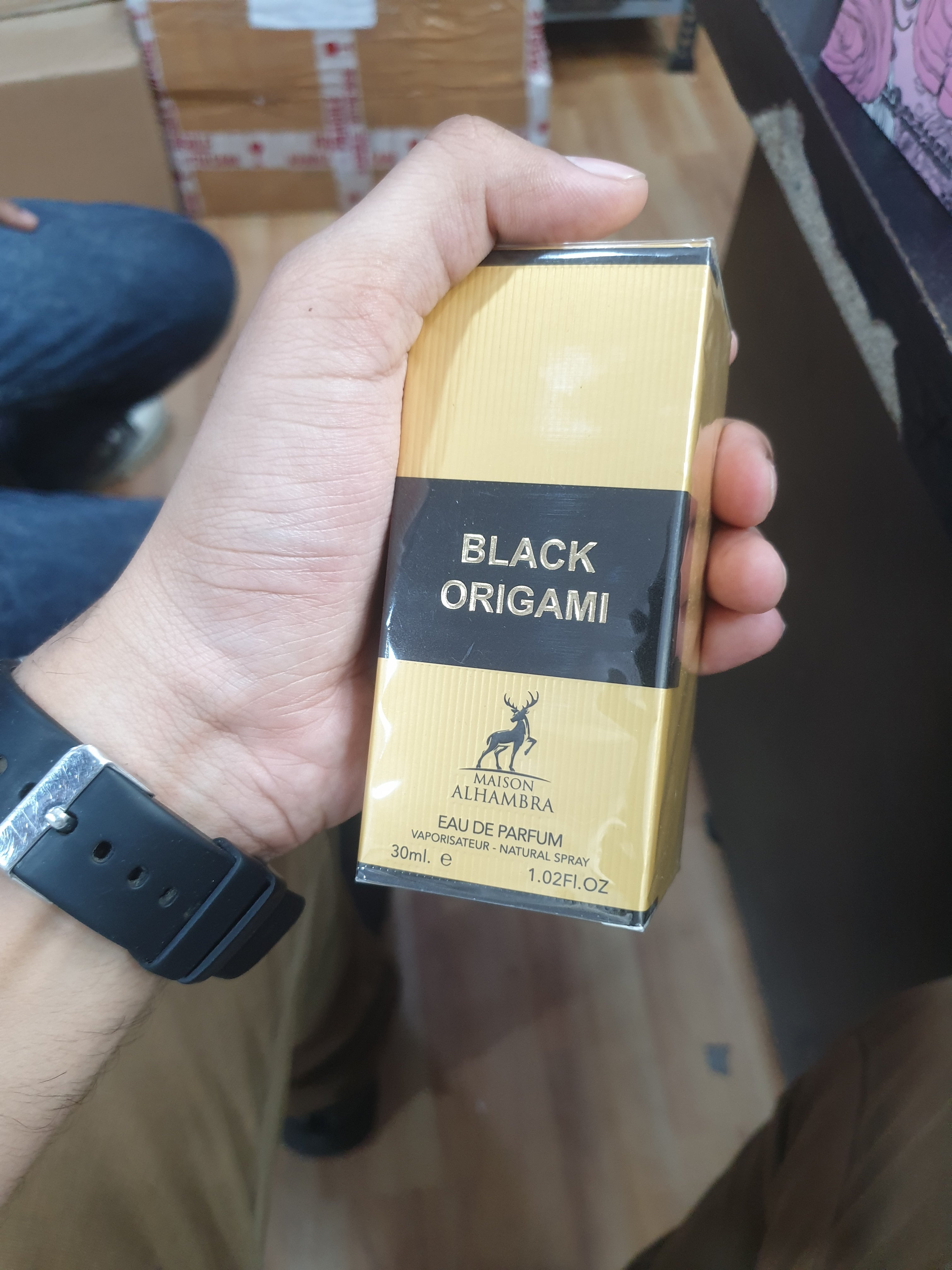 Black Oregami By Maison Alhambra 30ML EDP